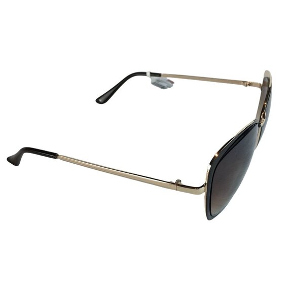 Womens Nanette Lapore  Aviator Designer Sunglasses Black Metal Frames u main image 4
